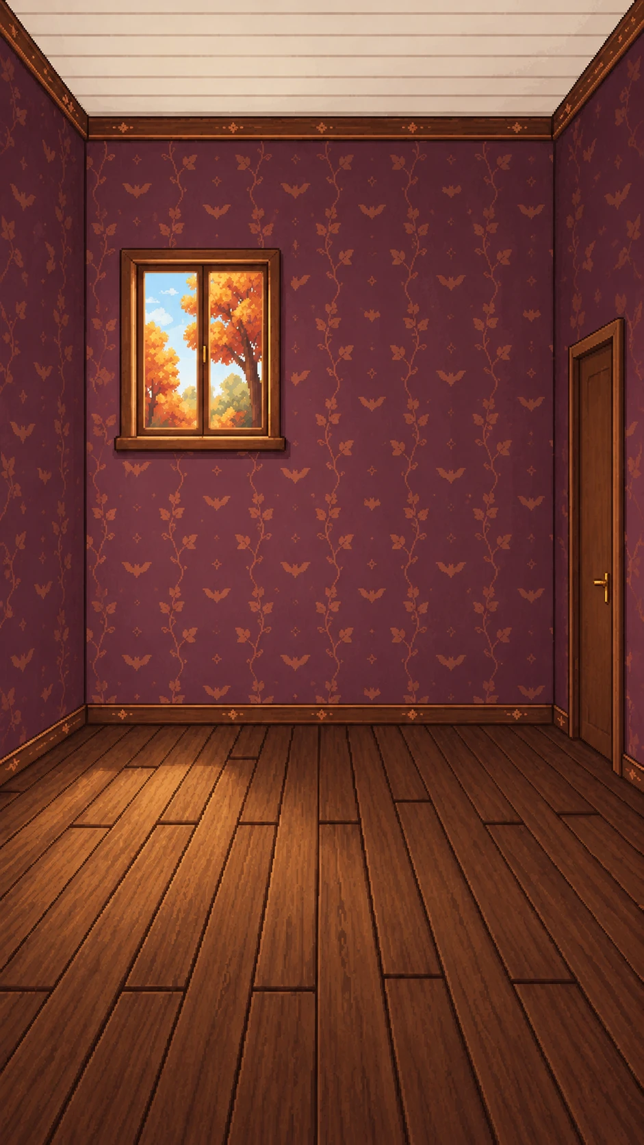 Haunted room + courtyard