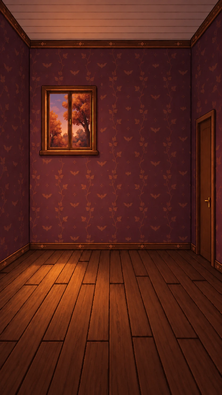 Haunted room + courtyard