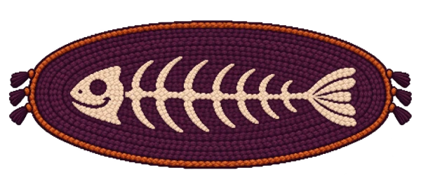 Fishbone rug