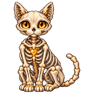 Skeleton Cat